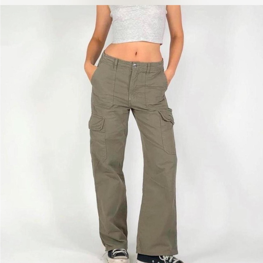 Zara Green Cargo Pants